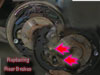 Here are the proper procedures for replacing the rear brake shoes on either rear or front wheel drive vehicles.